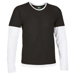 Camiseta manga 2025 larga bicolor