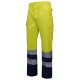 Pantalón de trabajo bicolor multibolsillos alta visibilidad Velilla 303001