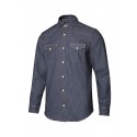 Camisa denim stretch manga larga hombre Velilla 405006S