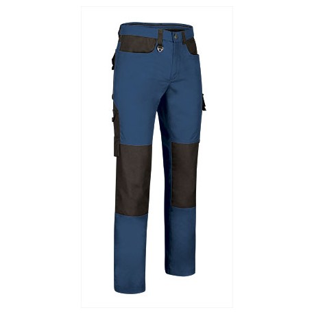 Pantalón de trabajo multibolsillos, reforzado azulina Tallas 46