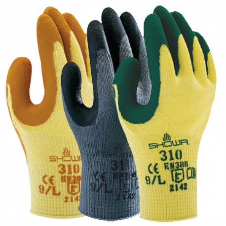 Guantes algodón con elástico, Talla 9/L