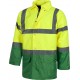 Parka con cremallera de nylon y alta visibilidad WorkTeam C3711