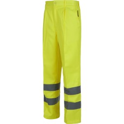 Pantalón de Trabajo elástico cintura y alta Visibilidad WorkTeam C3915