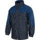 Parka de cremallera de nylon oculta y corchetes WorkTeam S1100