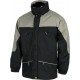 Parka de cremallera de nylon oculta y corchetes WorkTeam S1100