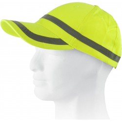 Gorra ajustable Alta Visibilidad franja reflectante WorkTeam WFA901