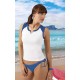 Camiseta Mujer Verano Sisas bicolor ajustada Valento SURF